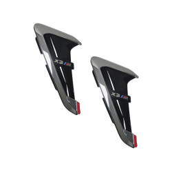 Caches d'air côté (X3M) NOIR / CHROME gauche coté et droit pour BMW Série X3 G01 X3M F97