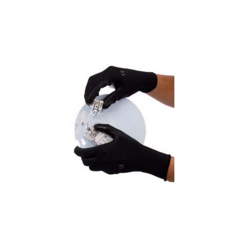 Gants recouverts de polyuréthane (taille au choix)
