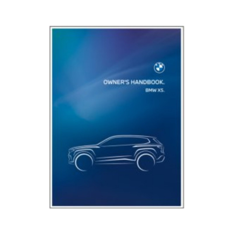 Notice d'utilisation du véhicule pour BMW X5 G65