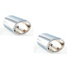 Embouts d'échappement Chromés (lot de 2) BMW Série 5 E60 E61 (525d 525i / 530d 530i / 535d 540i uniquement)