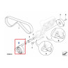 Tendeur courroie climatisation pour BMW Série 3 E46 (330d BERLINE TOURING) Série 5 E39 (525d / 530d) Série 7 E38 (730d) X5 E53