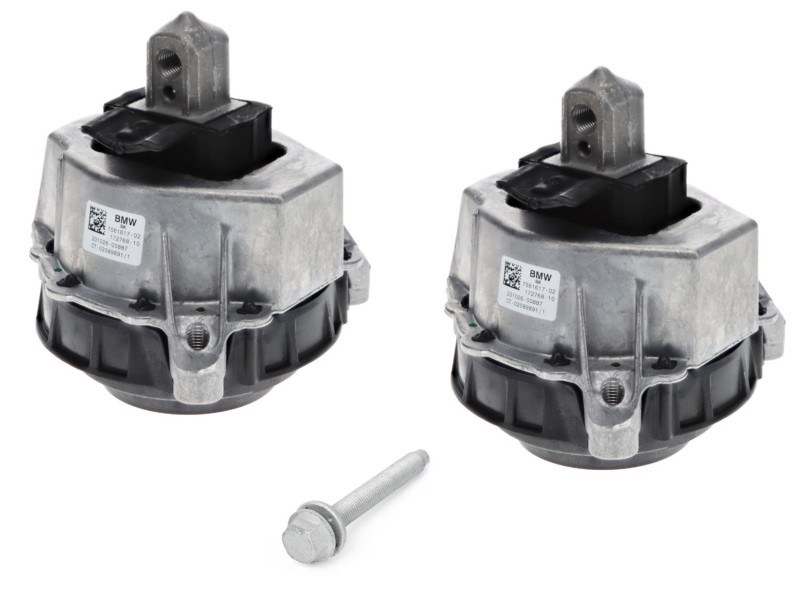 Supports moteur (gauche et droit) (avec vis autofreinante) BMW Série 3 G20 G21 Série 4 Cabriolet G23 (330d / 430d uniquement)