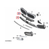 Grille médiane de pare-chocs avant (inférieure ou supérieure au choix) pour BMW X6 F16