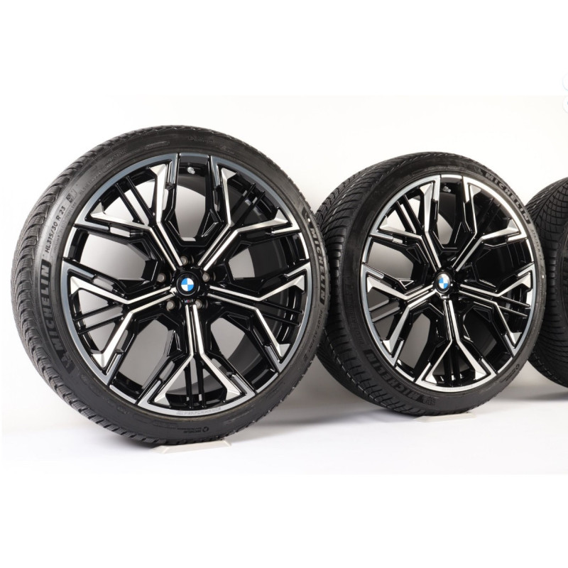Roues complètes hiver 23" style 1110M  Jet Black  pour BMW X5 G65 iX5 G65