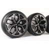 Roues complètes hiver 23" style 1110M  Jet Black  pour BMW X5 G65 iX5 G65