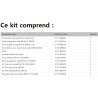Kit de réparation palier-support avant pour BMW X3 G01
