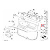 Insonorisant de porte avant (coté au choix) pour BMW Z3 E36 Roadster