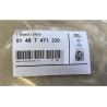 Insonorisant capot moteur avec clips pour BMW X1 F48 X2 F39