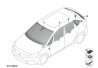 Vitre arrière latérale fixe teintée (côté au choix) BMW Série 2 F45